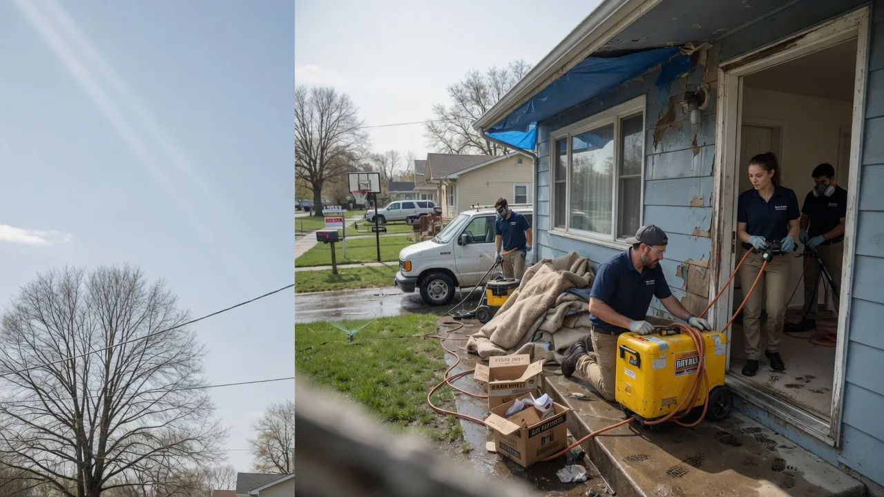 Basement Flood Cleanup in Kinsman, IL near me
